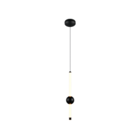 Trio MELITA pendant light | LED | black | Ø 13 cm | IP20 Trio MELITA pendant light | LED | black | Ø 13 cm | IP20