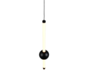 Trio Lighting Trio MELITA hanglamp | LED | mat zwart | Ø 13 cm | IP20 | 1x 6W | 600 lm | 2300+3000+4000K | dimbaar