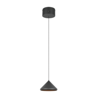 Trio LAGUNA hanglamp | LED | mat zwart | Ø 18 cm | IP20
