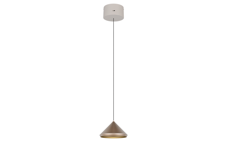 Trio Lighting Trio LAGUNA hanglamp | LED | koffie | Ø 18 cm | IP20 | 1x 5W | 500 lm | 2300+3000+4000K
