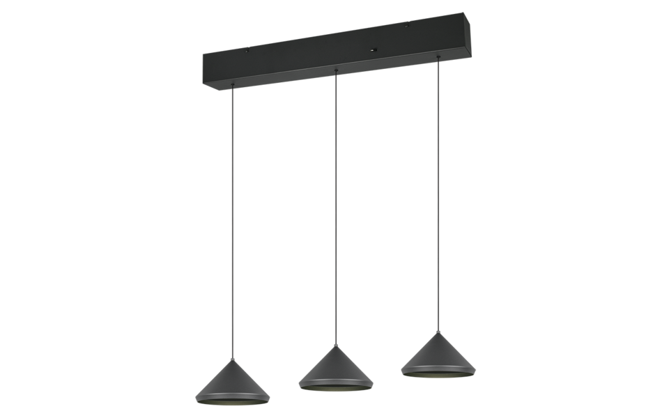 Trio Lighting Trio LAGUNA pendant light | 5W | black | IP20 | 200 cm Trio Lighting Trio LAGUNA pendant light | 5W | black | IP20 | 200 cm