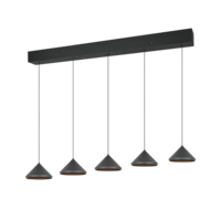 Trio LAGUNA pendant light | LED | black | IP20