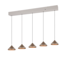 Trio Lighting Trio LAGUNA pendant light | 5W | mocha brown | IP20 | 200 cm