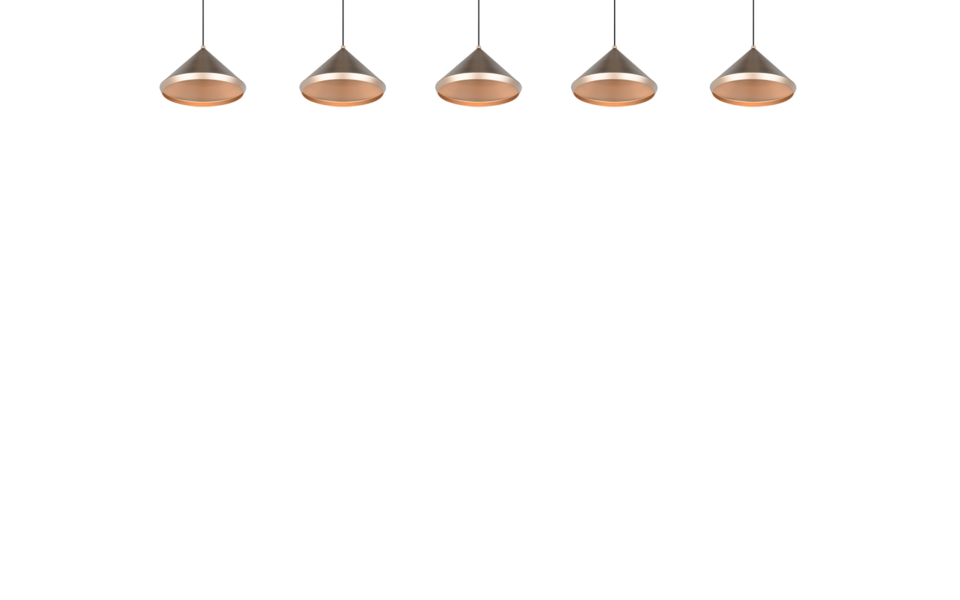 Trio Lighting Trio LAGUNA pendant light | 5W | mocha brown | IP20 | 200 cm