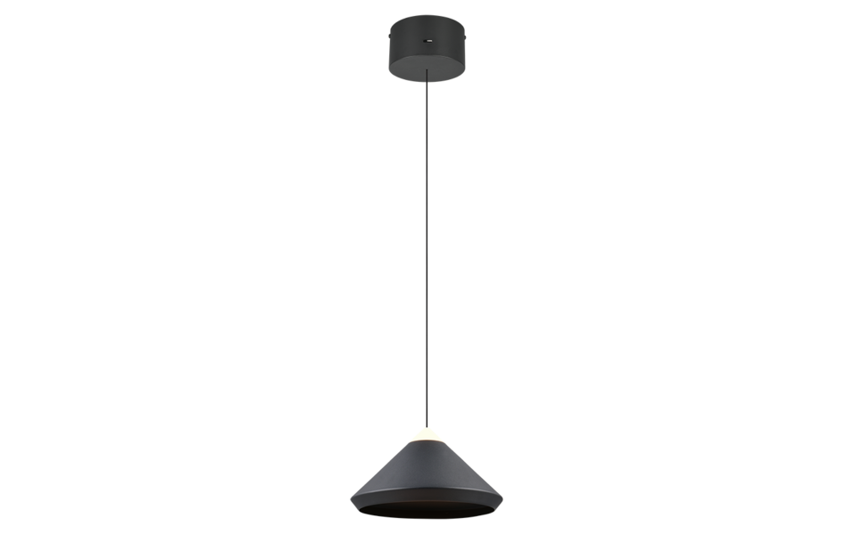 Trio Lighting Trio LAGUNA hanglamp | LED | mat zwart | Ø 30 cm | IP20 | 1x 14W | 1200 lm | 2300+3000+4000K Trio Lighting Trio LAGUNA hanglamp | LED | mat zwart | Ø 30 cm | IP20 | 1x 14W | 1200 lm | 2300+3000+4000K