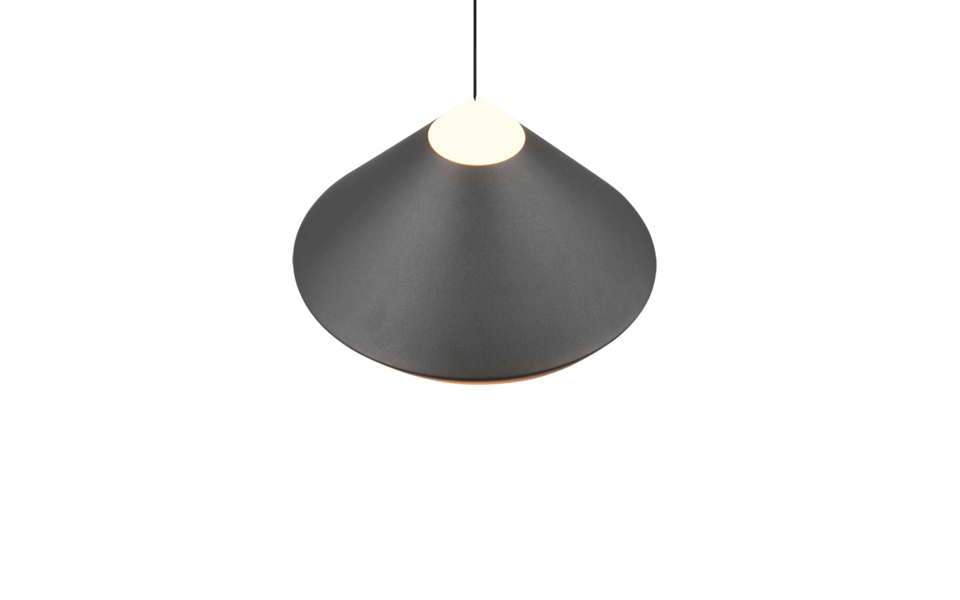 Trio Lighting Trio LAGUNA hanglamp | LED | mat zwart | Ø 30 cm | IP20 | 1x 14W | 1200 lm | 2300+3000+4000K Trio Lighting Trio LAGUNA hanglamp | LED | mat zwart | Ø 30 cm | IP20 | 1x 14W | 1200 lm | 2300+3000+4000K