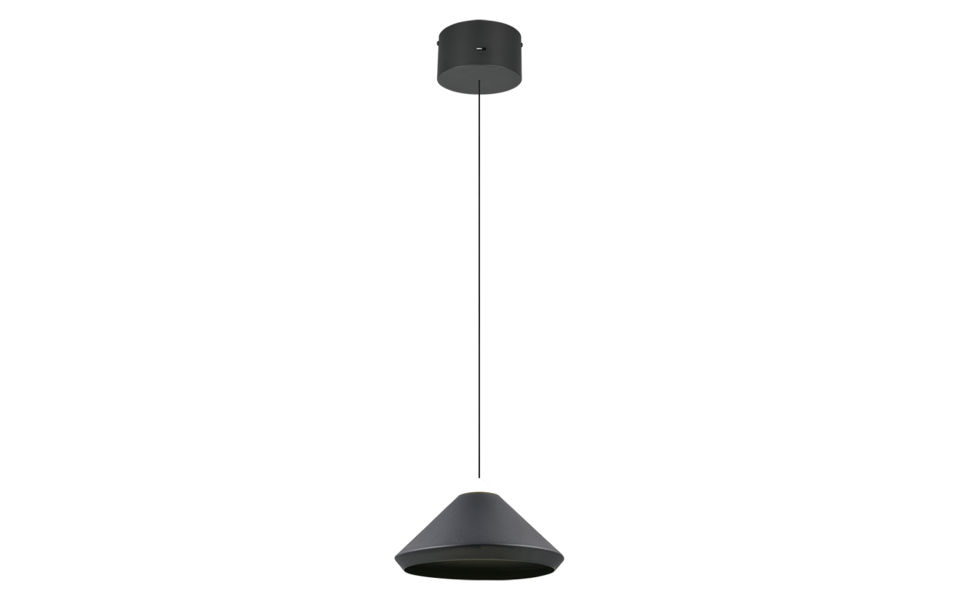 Trio Lighting Trio LAGUNA hanglamp | LED | mat zwart | Ø 30 cm | IP20 | 1x 14W | 1200 lm | 2300+3000+4000K Trio Lighting Trio LAGUNA hanglamp | LED | mat zwart | Ø 30 cm | IP20 | 1x 14W | 1200 lm | 2300+3000+4000K