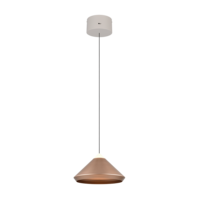 Trio LAGUNA LED pendant light | mocha brown | Ø 30 cm | IP20