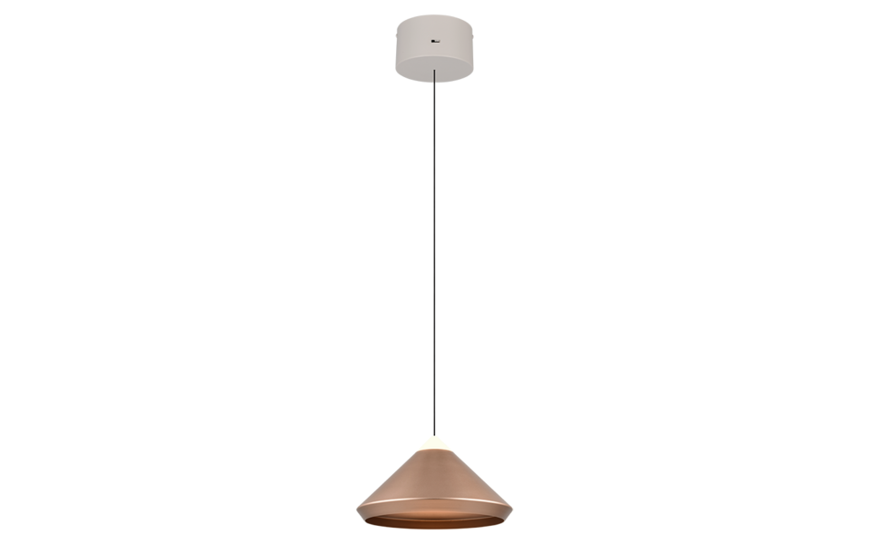 Trio Lighting Trio LAGUNA hanglamp | LED | koffie | Ø 30 cm | IP20 | 1x 14W | 1200 lm | 2300+3000+4000K