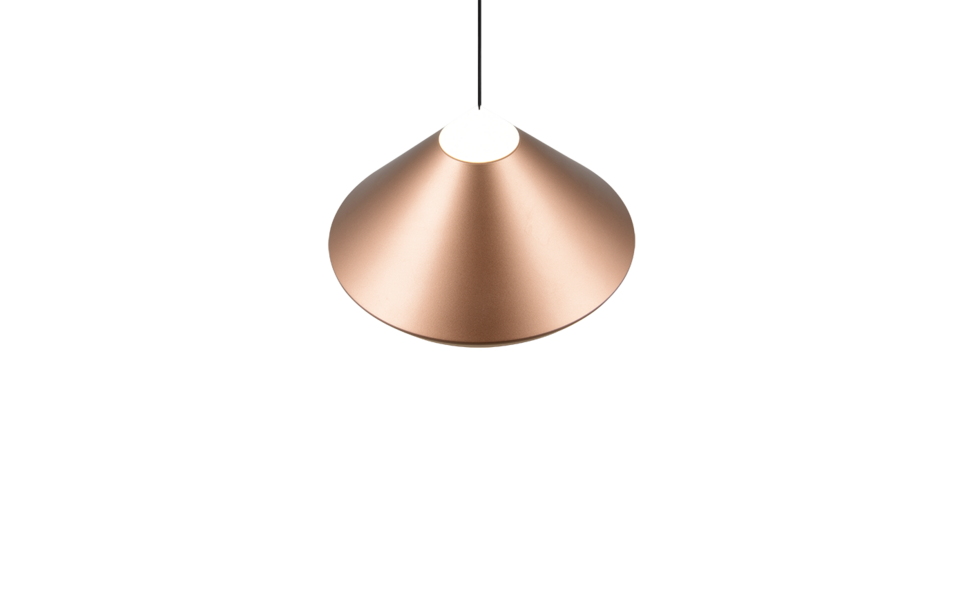 Trio Lighting Trio LAGUNA hanglamp | LED | koffie | Ø 30 cm | IP20 | 1x 14W | 1200 lm | 2300+3000+4000K