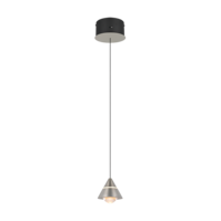Trio ROMEO hanglamp | LED | nikkel mat | Ø 15,5 cm | IP20