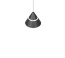 Trio Lighting Trio ROMEO pendant light | 7W | black | Ø 10 cm | IP20 | 200 cm