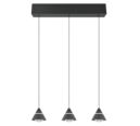 Trio Lighting Trio ROMEO pendant light | black | IP20 | 200 cm