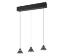 Trio Lighting Trio ROMEO pendant light | black | IP20 | 200 cm