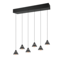 Trio Lighting Trio ROMEO pendant light | black | Ø 75 cm | IP20 | 200 cm