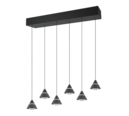 Trio Lighting Trio ROMEO pendant light | black | Ø 75 cm | IP20 | 200 cm