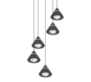 Trio Lighting Trio ROMEO pendant light | black | Ø 28 cm | IP20 | 200 cm