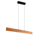 Trio Lighting Trio EDGEWOOD hanglamp | LED | houtkleur | 115 x 9 cm | IP20 | 1x 27W | 3100 lm | 2700-6000K | dimbaar