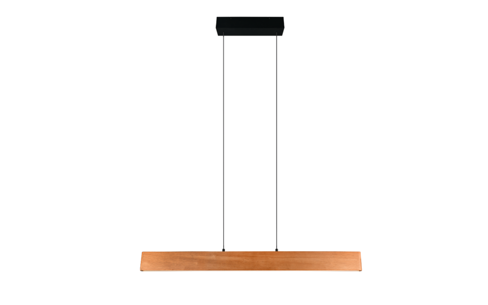 Trio Lighting Trio EDGEWOOD hanglamp | LED | houtkleur | 115 x 9 cm | IP20 | 1x 27W | 3100 lm | 2700-6000K | dimbaar