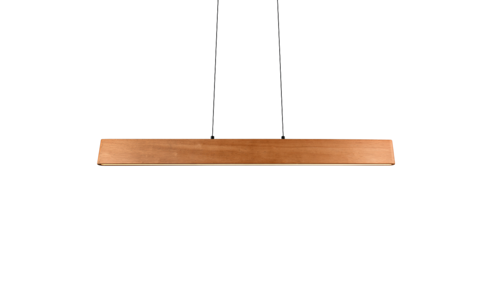 Trio Lighting Trio EDGEWOOD pendant light | 26W | wood | IP20 | 180 cm