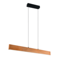 Trio Lighting Trio EDGEWOOD pendant light | 26W | wood | IP20 | 180 cm