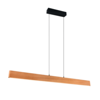 Trio EDGEWOOD hanglamp | LED | houtkleur | 150 x 9 cm | IP20