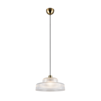 Trio ABELLA hanglamp | transparant | IP20 | E27 Fitting