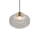Trio Lighting Trio ABELLA hanglamp | E27 Fitting | transparant | Ø 35 cm | IP20 | excl. 1x E27 | max. 10W