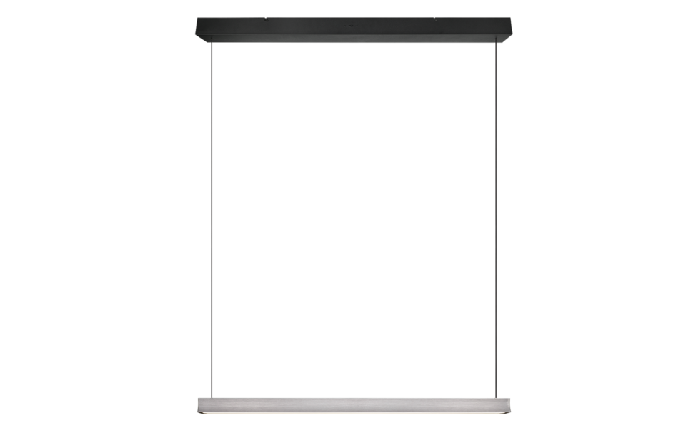 Trio Lighting Trio WALLACE hanglamp | LED | nikkel mat | 112,5 x 9 cm | IP20 | 1x 29W | 3500 lm | 2300+3000+4000K | dimbaar