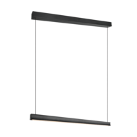 Trio WALLACE hanglamp | LED | mat zwart | 112,5 x 9 cm | IP20
