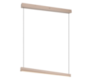 Trio Lighting Trio WALLACE hanglamp | LED | warm beige | 112,5 x 9 cm | IP20 | 1x 29W | 3500 lm | 2300+3000+4000K | dimbaar