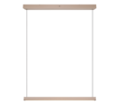 Trio Lighting Trio WALLACE hanglamp | LED | warm beige | 112,5 x 9 cm | IP20 | 1x 29W | 3500 lm | 2300+3000+4000K | dimbaar