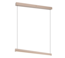 Trio Lighting Trio WALLACE hanglamp | LED | warm beige | 112,5 x 9 cm | IP20 | 1x 29W | 3500 lm | 2300+3000+4000K | dimbaar