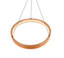 Trio Lighting Trio LYNWOOD hanglamp | LED | houtkleur | Ø 50 cm | IP20 | 1x 28W | 3300 lm | 3000K | dimbaar