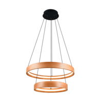 Trio LYNWOOD pendant light | LED | wood | Ø 60 cm | IP20