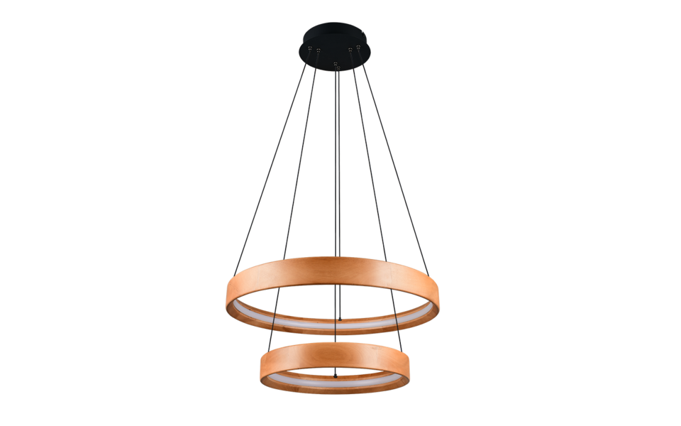 Trio Lighting Trio LYNWOOD hanglamp | LED | houtkleur | Ø 60 cm | IP20 | 1x 37W | 4300 lm | 3000K | dimbaar Trio Lighting Trio LYNWOOD hanglamp | LED | houtkleur | Ø 60 cm | IP20 | 1x 37W | 4300 lm | 3000K | dimbaar