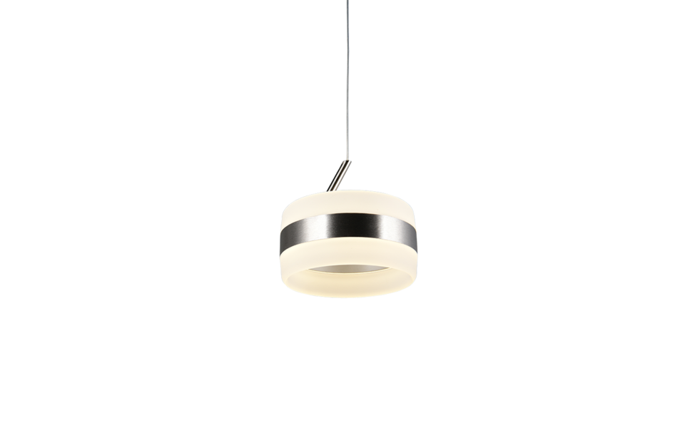 Trio Lighting Trio DIOS hanglamp | LED | nikkel mat | Ø 15,5 cm | IP20 | 1x 8W | 800 lm | 2300+3000+4000K | dimbaar Trio Lighting Trio DIOS hanglamp | LED | nikkel mat | Ø 15,5 cm | IP20 | 1x 8W | 800 lm | 2300+3000+4000K | dimbaar