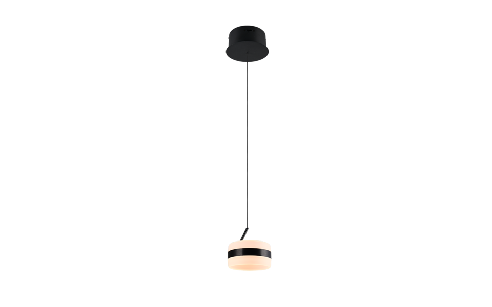 Trio Lighting Trio DIOS pendant light | 8W | black | Ø 15.5 cm | IP20 | 150 cm Trio Lighting Trio DIOS pendant light | 8W | black | Ø 15.5 cm | IP20 | 150 cm