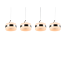 Trio Lighting Trio DIOS hanglamp | LED | nikkel mat | Ø 15,5 cm | IP20 | 4x 8W | 800 lm | 2300+3000+4000K | dimbaar