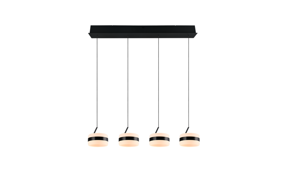 Trio Lighting Trio DIOS LED pendant light | 4x 8W 1000lm 4000K | black | Ø 85 cm | IP20 | 150 cm Trio Lighting Trio DIOS LED pendant light | 4x 8W 1000lm 4000K | black | Ø 85 cm | IP20 | 150 cm