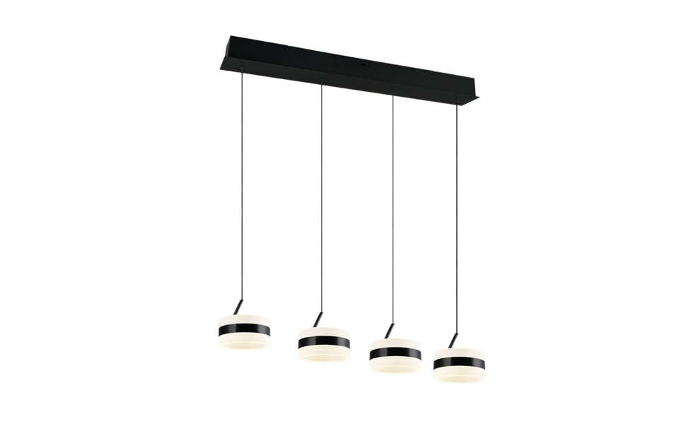 Trio Lighting Trio DIOS LED pendant light | 4x 8W 1000lm 4000K | black | Ø 85 cm | IP20 | 150 cm Trio Lighting Trio DIOS LED pendant light | 4x 8W 1000lm 4000K | black | Ø 85 cm | IP20 | 150 cm