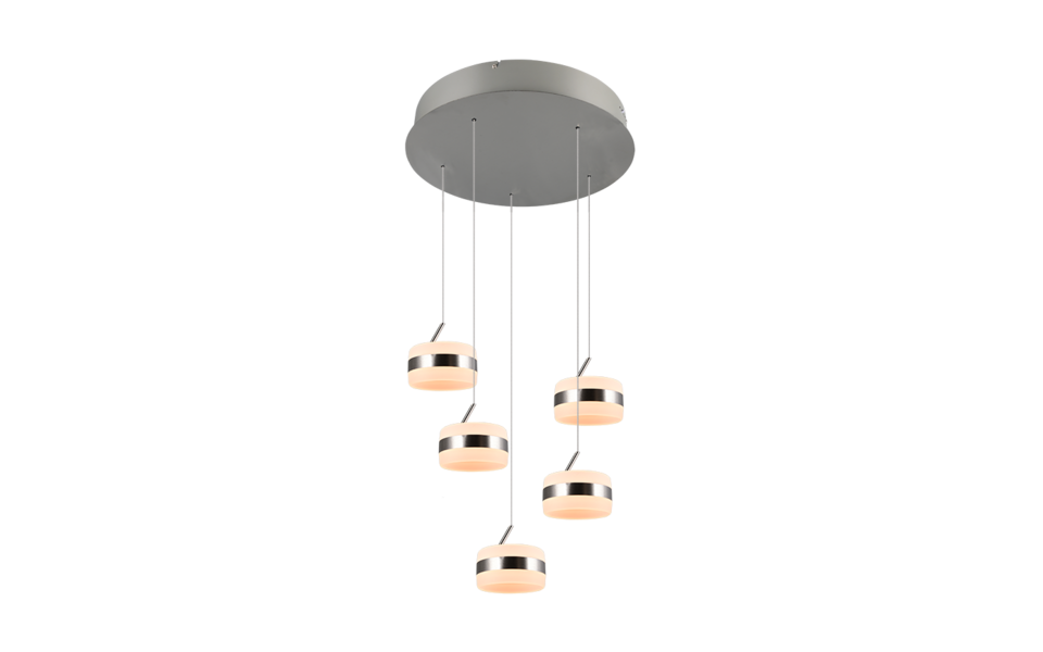 Trio Lighting Trio DIOS LED pendant light | 5x 8W 1000lm 4000K | Ø 45 cm | IP20 | 150 cm