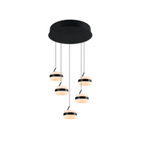 Trio DIOS LED pendant light | black | Ø 45 cm | IP20