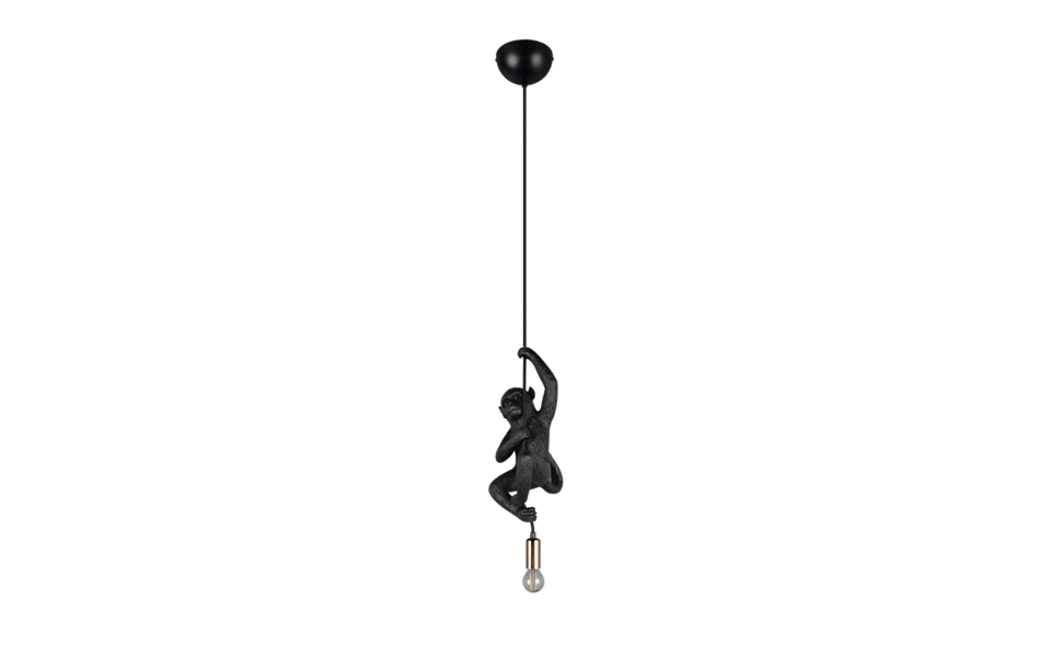 Trio Lighting Trio FIPS hanglamp | E14 Fitting | zwart | 19,5 x 14,5 cm | IP20 | excl. 1x E14 | max. 10W