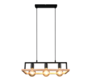 Trio Lighting Trio BANO pendant light | 3x E27 max 40W | black | IP20 | 150 cm