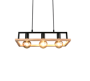 Trio Lighting Trio BANO pendant light | 3x E27 max 40W | black | IP20 | 150 cm