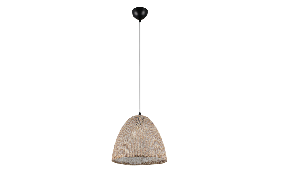 Trio Lighting Trio KIBITO hanglamp | E27 Fitting | natuurlijke afwerking | Ø 32 cm | IP20 | excl. 1x E27 | max. 10W Trio Lighting Trio KIBITO hanglamp | E27 Fitting | natuurlijke afwerking | Ø 32 cm | IP20 | excl. 1x E27 | max. 10W