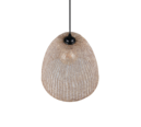 Trio Lighting Trio KIBITO hanglamp | E27 Fitting | natuurlijke afwerking | Ø 32 cm | IP20 | excl. 1x E27 | max. 10W
