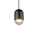 Trio Lighting Trio NARA pendant light | 1x E27 max 40W | black | Ø 10.5 cm | IP20 | 150 cm