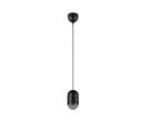 Trio Lighting Trio NARA pendant light | 1x E27 max 40W | black | Ø 10.5 cm | IP20 | 150 cm